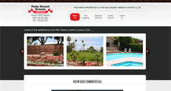 Desktop Screenshot of palmdesertgreensrealestate.com